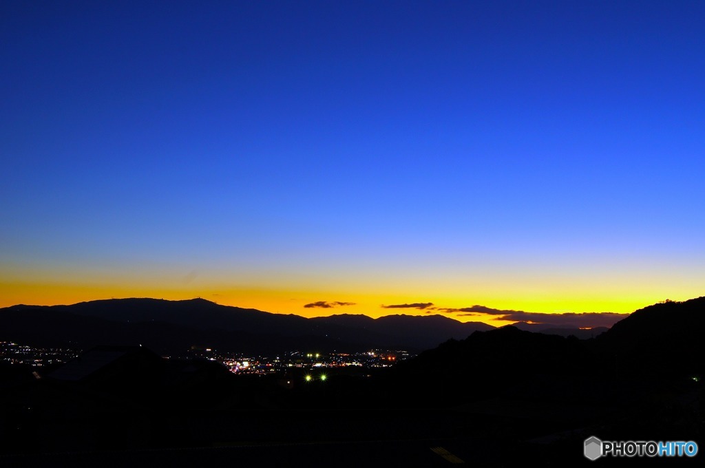 太宰府　夕焼け