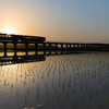 夕焼け鉄道