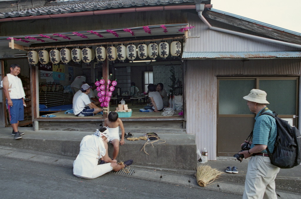 祭りの装ひと撮影の装び