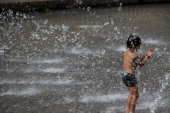 水しぶき