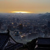 松山城からの夕景１