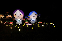 吉野ヶ里歴史公園のライトアップイベント　光の響　２０２１　その１７