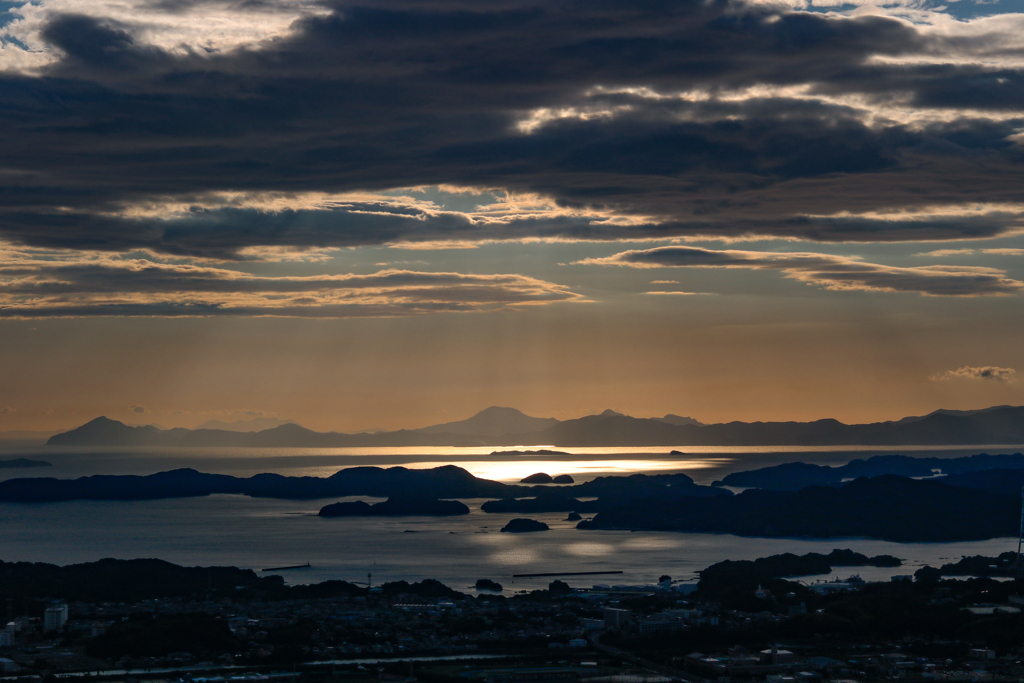 九十九島の夕暮れ４