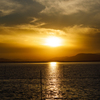有明海の夕暮れ１