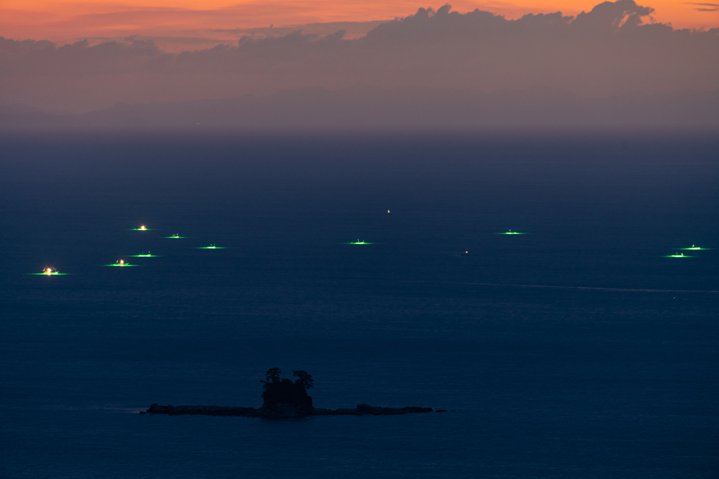 九十九島の夕陽２０２１秋　その７