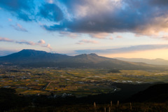 阿蘇の夕暮れ