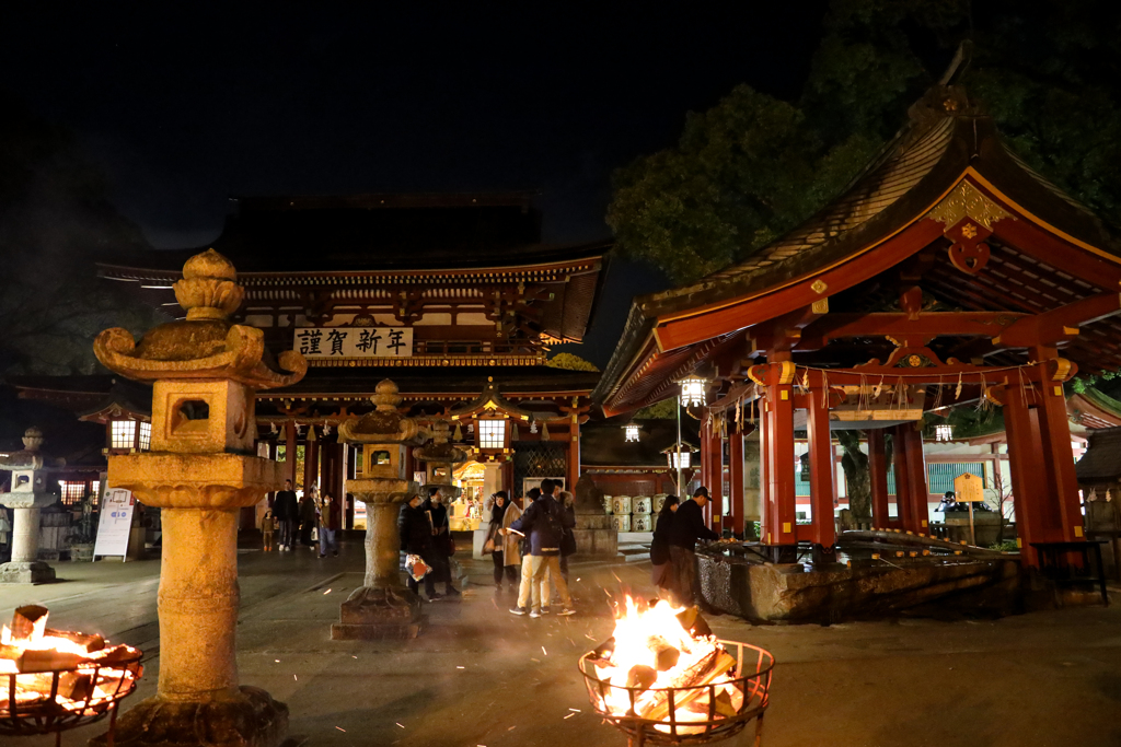 初詣シーズンなのに静かな天満宮