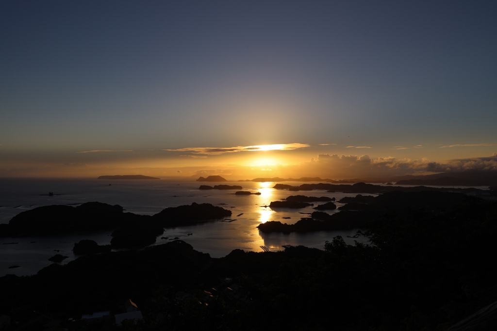 九十九島夕暮れ　２０２０年８月　４