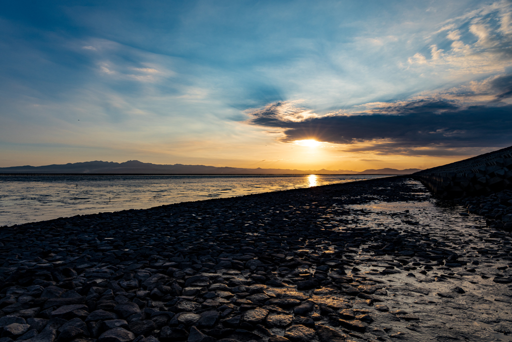有明海の夕暮れ　その１