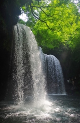 鍋ヶ滝瀑布と日光