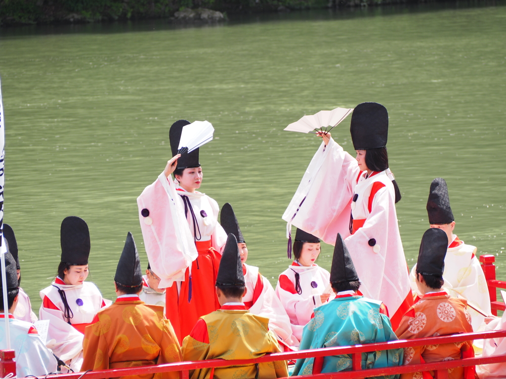 京都　嵐山　三船祭　４