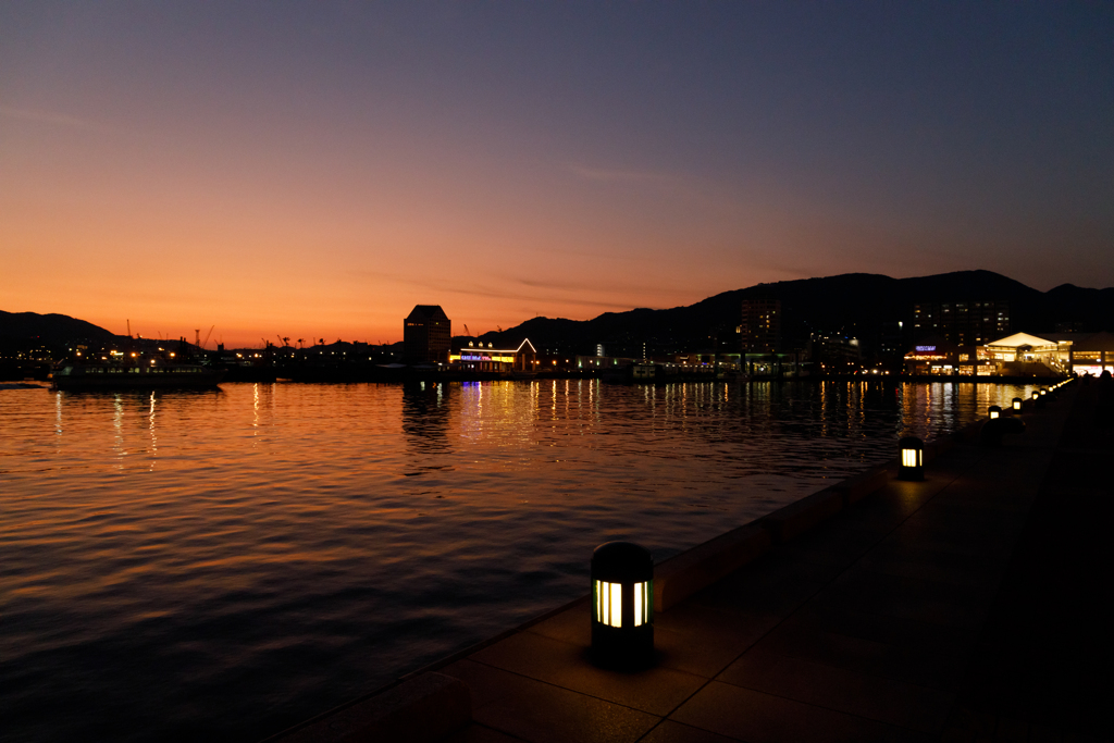 させぼ港の夕景３