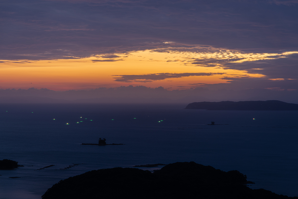 九十九島の夕陽２０２１秋　その６