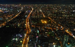 あべのハルカスからの夜景　４