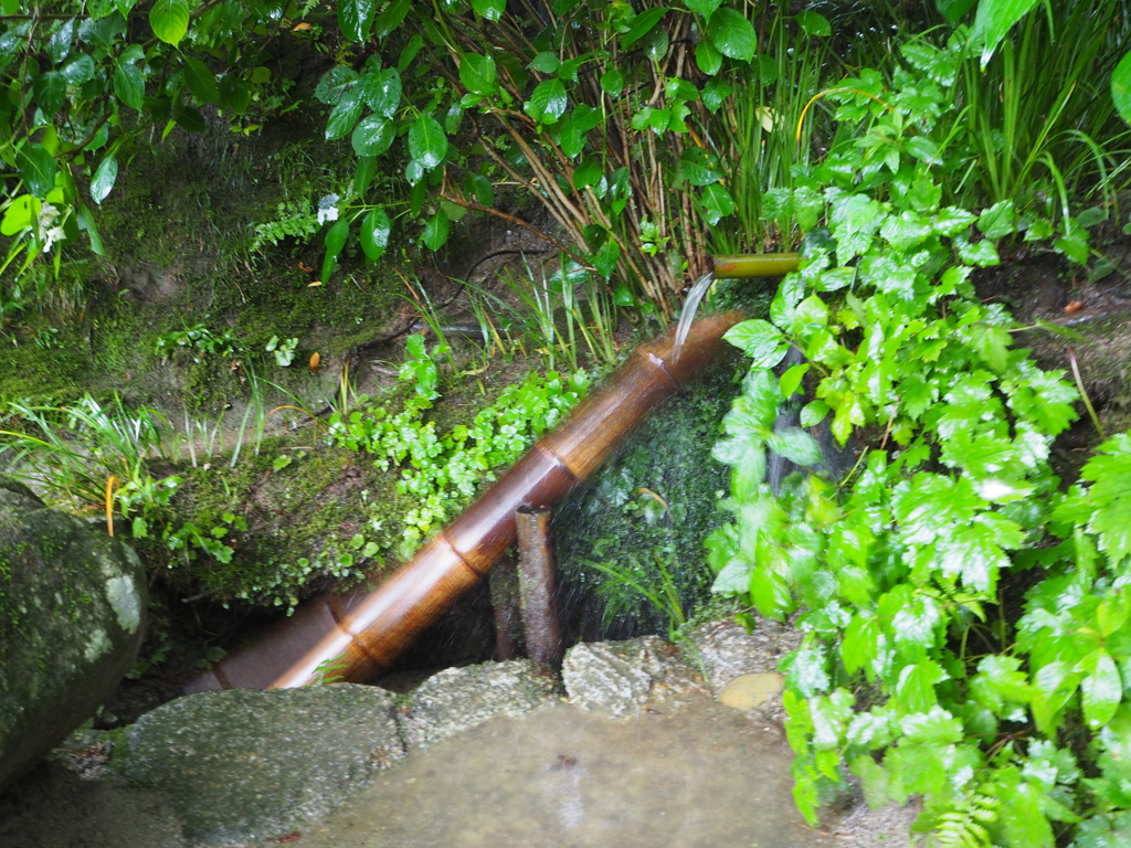京都　詩仙堂　ししおどし