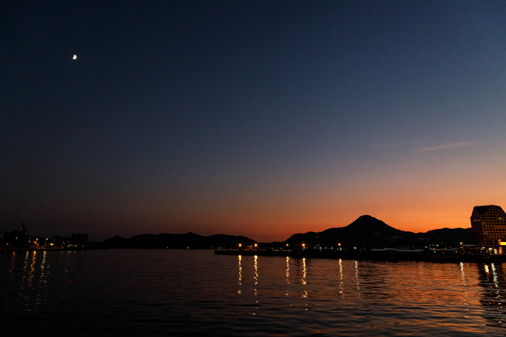 させぼ港の夕景２