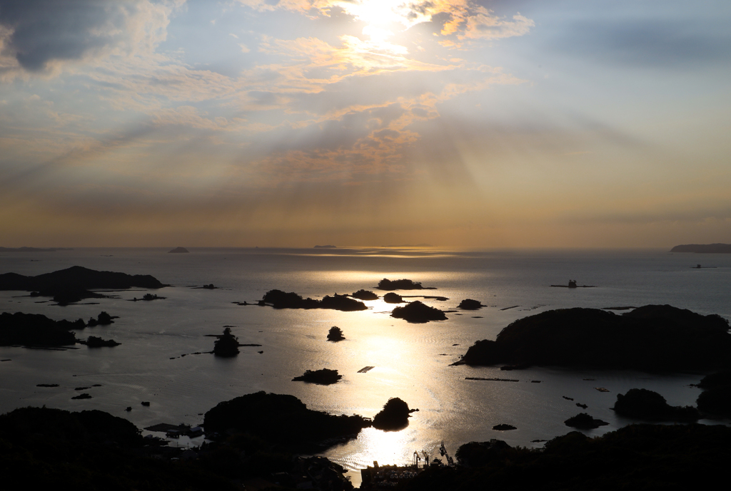 九十九島の夕暮れ2020年秋　その２