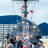 佐世保の満艦飾電灯艦飾