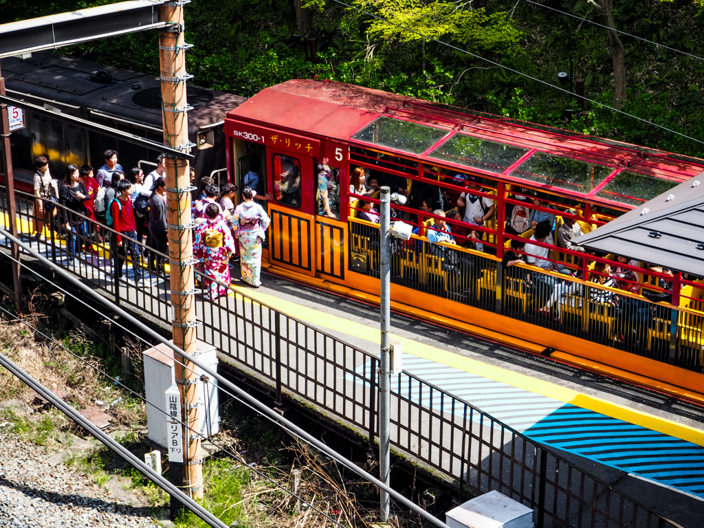 嵐山のトロッコ列車