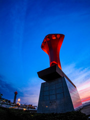 博多港の夕暮れ１