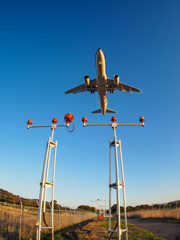 福岡空港着陸寸前３