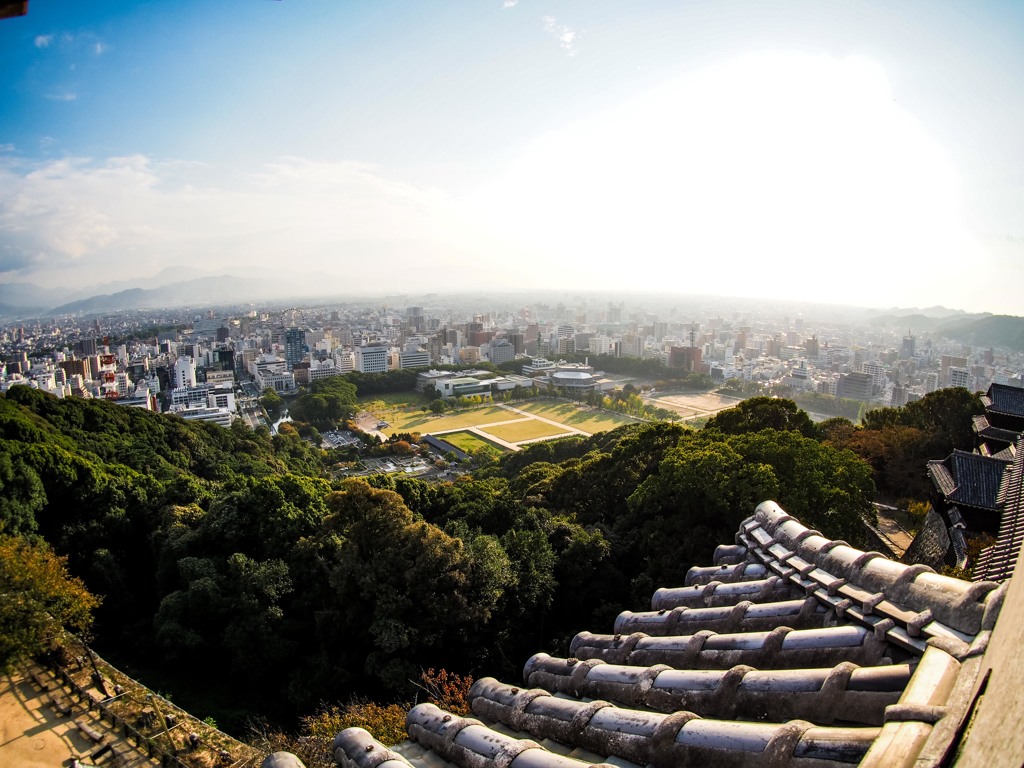 松山城からの風景