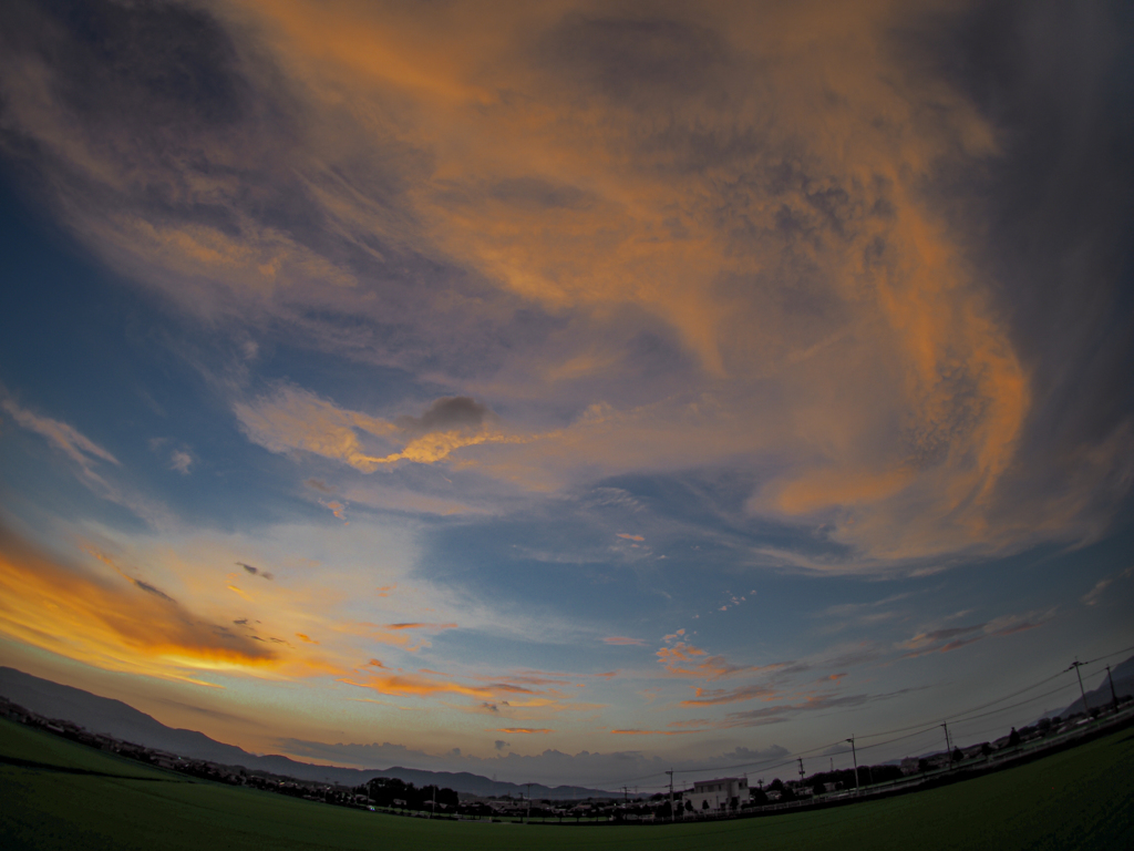 小郡の夕焼け２