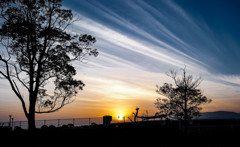 いい仕事していますね、雲が