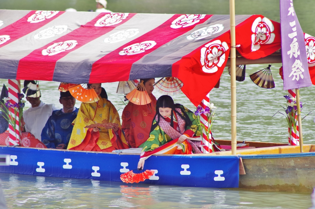 京都　嵐山　三船祭　５
