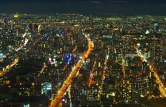 あべのハルカスからの夜景　２