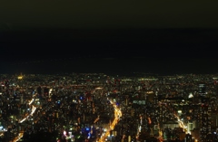 あべのハルカスからの夜景　３