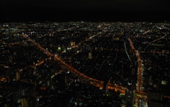 あべのハルカスからの夜景　５
