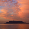 生の松原の夕暮れ１