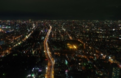 あべのハルカスからの夜景　１