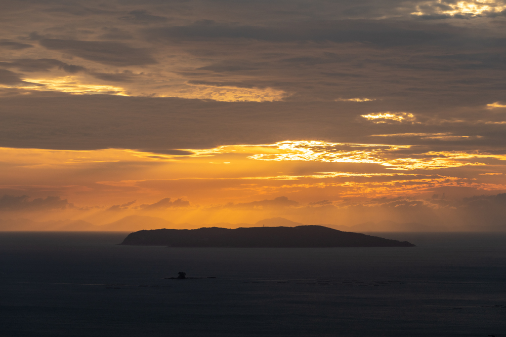 九十九島の夕陽２０２１秋　その４