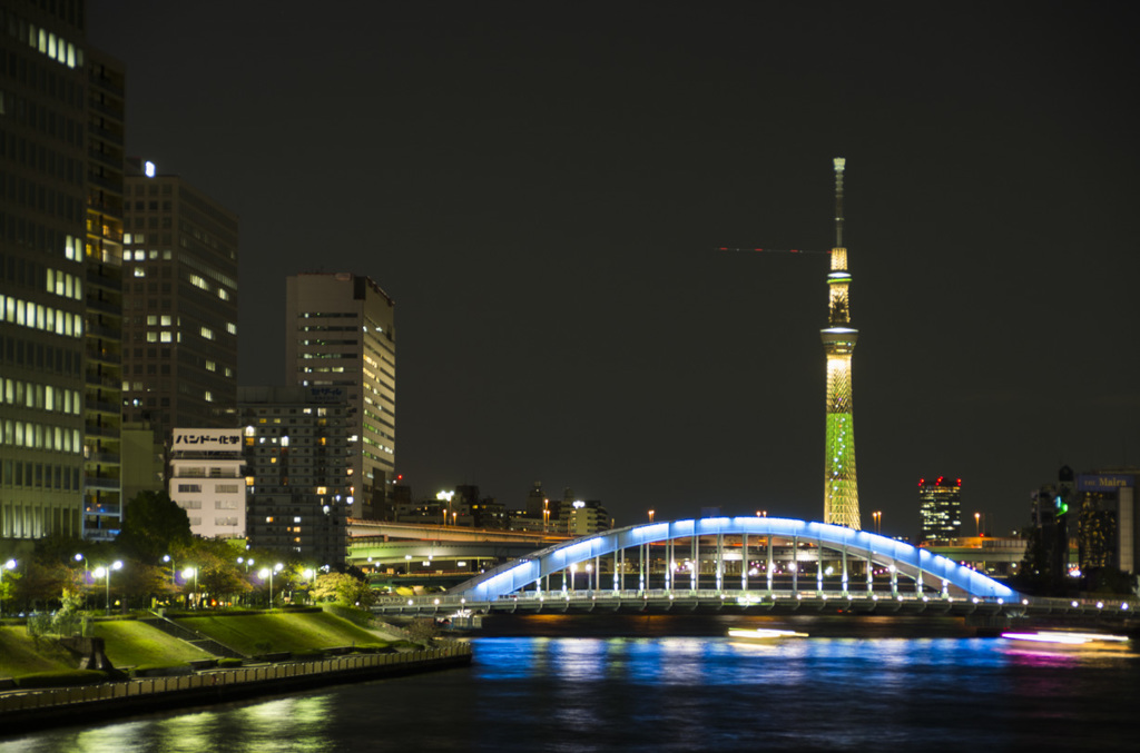 中央大橋からの夜景