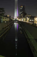 逆さスカイツリー