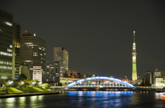 中央大橋からの夜景