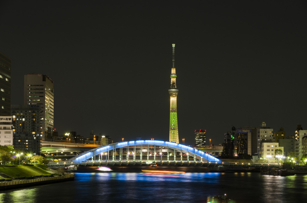 中央大橋からの夜景