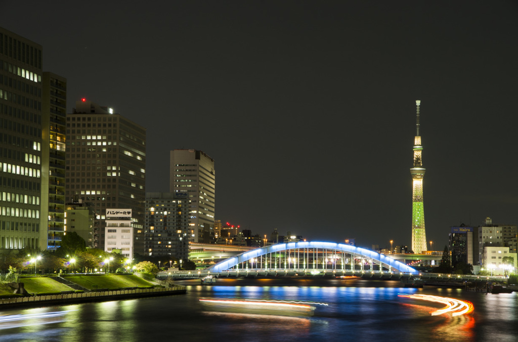 中央大橋からの夜景