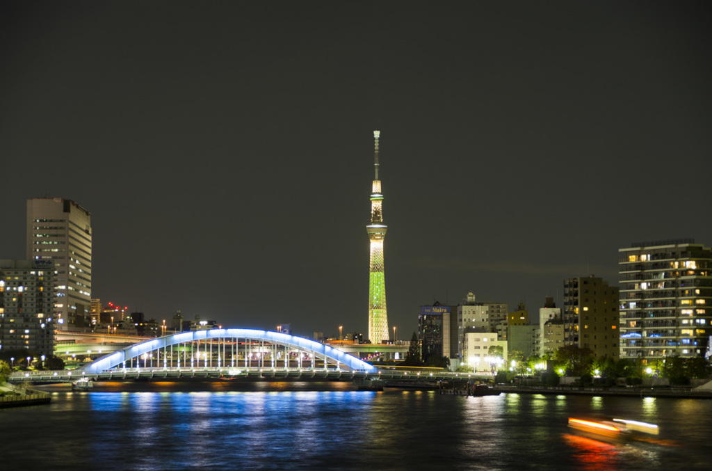 中央大橋からの夜景