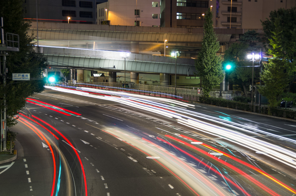 江戸橋・昭和通り夜景