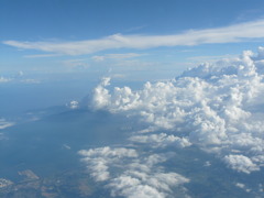 鹿児島上空の雲海