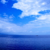 青い海