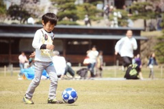 未来のサッカー選手。