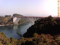 年末の西海橋：抜群の好天気