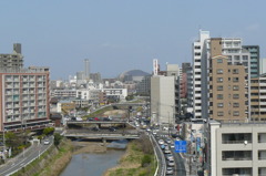 我が家から福岡ドームを