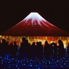 光の赤富士