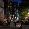 休日の路地裏