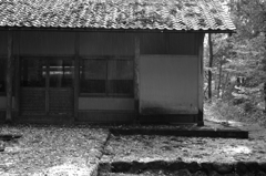 平泉寺白山神社秋雨